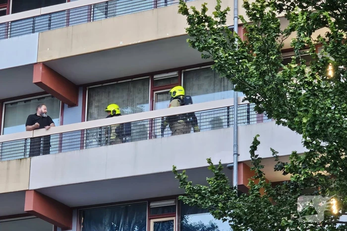 Brandweer ingezet voor brandmelding in flat