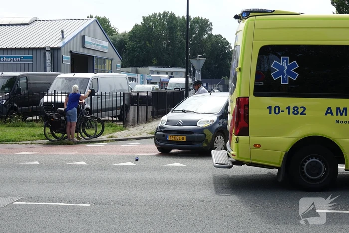 Fietser gewond bij aanrijding met automobilist