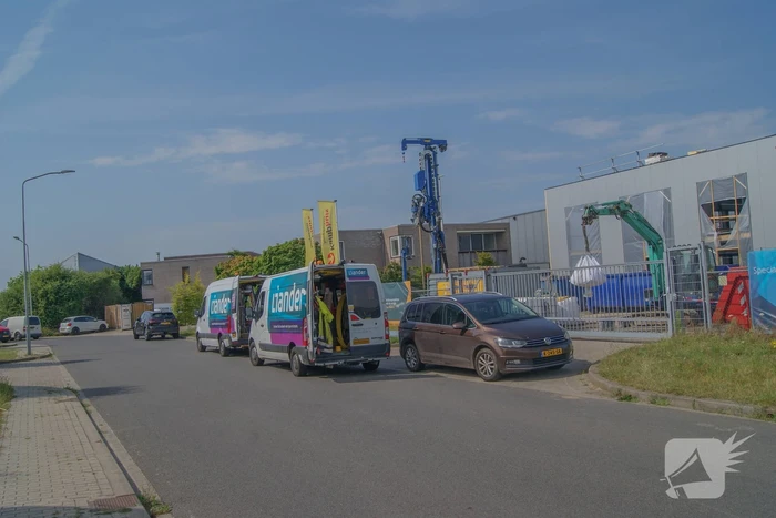 Gasleiding geraakt bij werkzaamheden