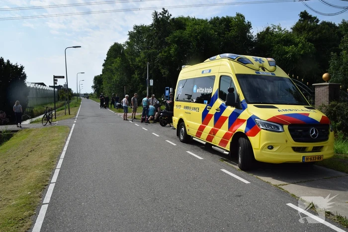 Scooter en fietser veroorzaken ongeval