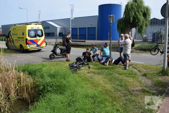 Scooter en fietser veroorzaken ongeval