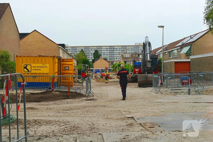 Brandweer ingezet voor gaslekkage door werzkaamheden