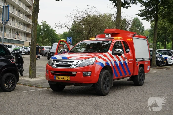 Brandweer ingezet voor brandende matras