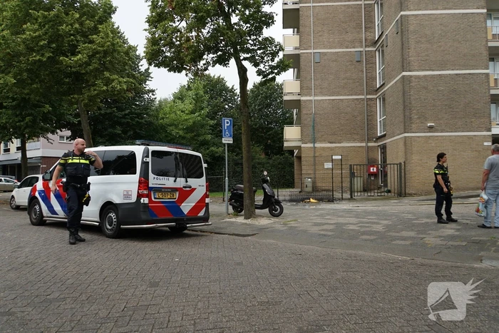 Brandweer ingezet voor brandende matras