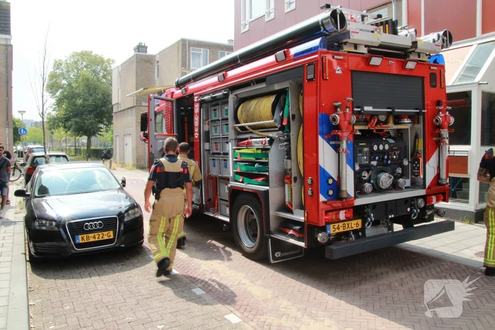 Bewoner valt in slaap en vergeet pan op vuur