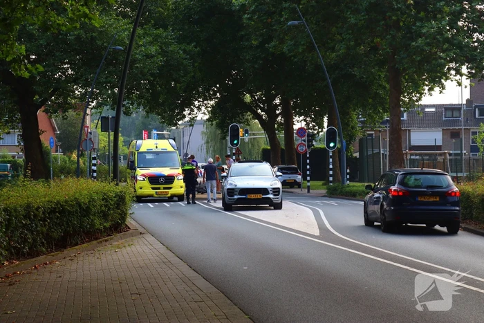 Fietser gewond bij verkeersongeval