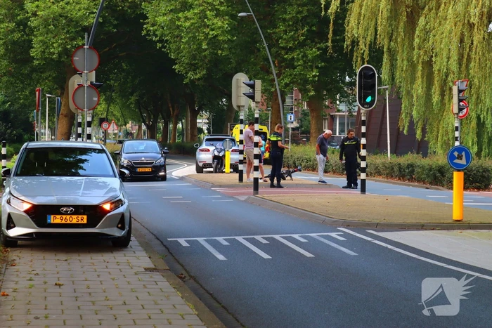 Fietser gewond bij verkeersongeval