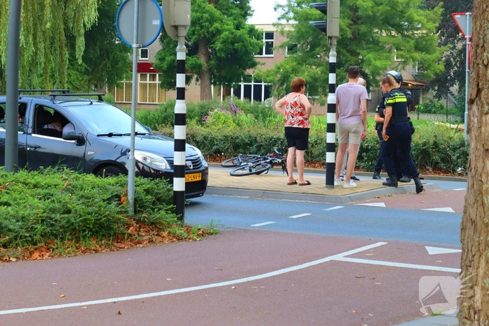 Fietser gewond bij verkeersongeval