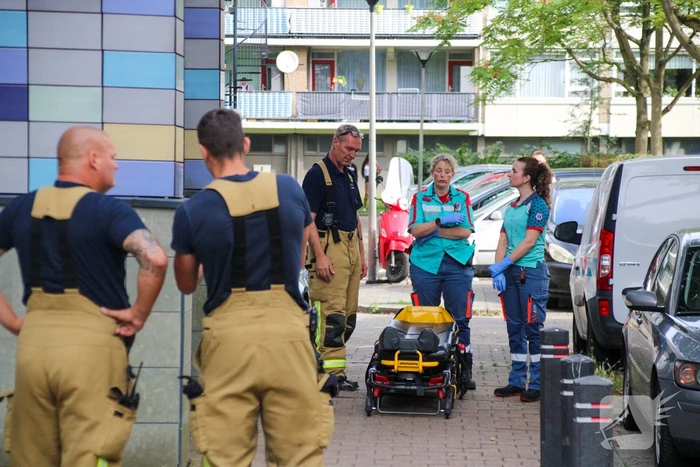 Traumateamingezet bij medische noodsituatie in flatwoning
