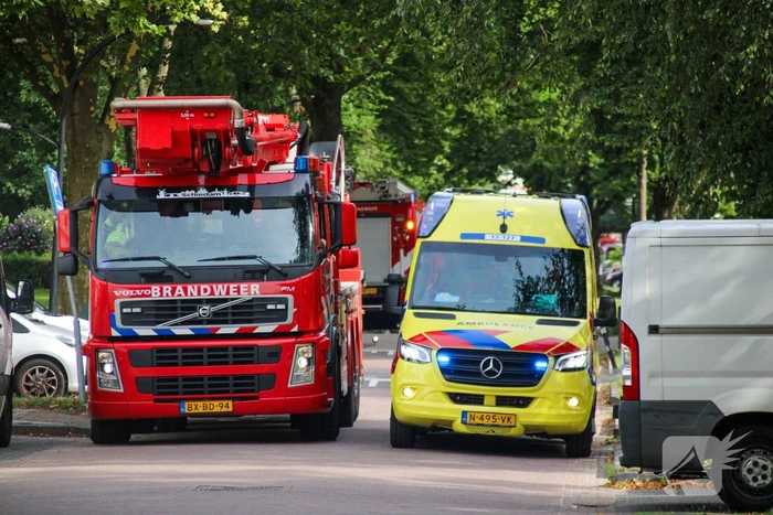 Traumateamingezet bij medische noodsituatie in flatwoning