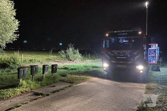 Rookontwikkeling bij brand in landbouwvoertuig