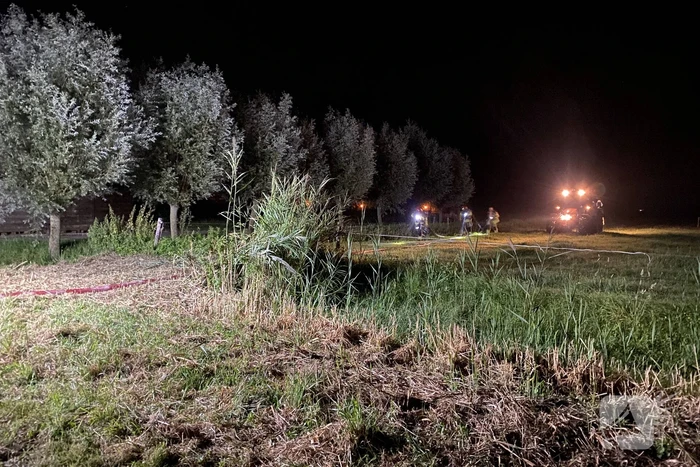 Rookontwikkeling bij brand in landbouwvoertuig