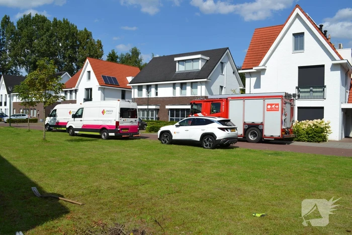 Gaslekkage ontstaan tijdens werkzaamheden