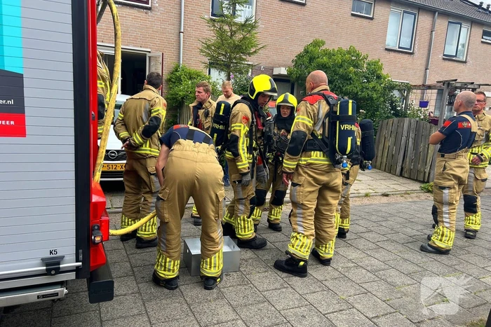 Brandweer ingezet voor melding woningbrand