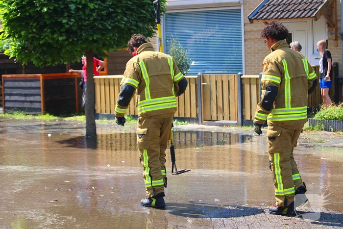 Veel wateroverlast door gesprongen waterleiding