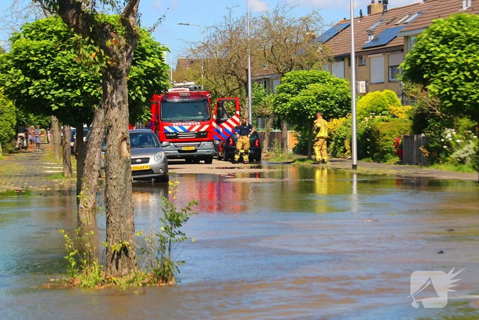 Veel wateroverlast door gesprongen waterleiding