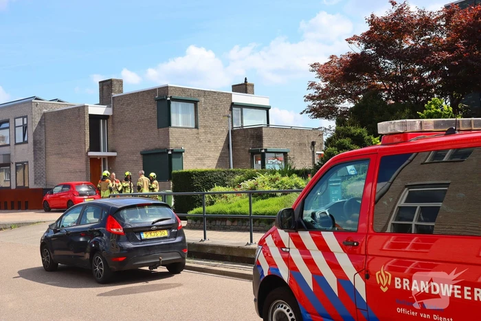Brandweer ingezet voor gaslekkage in tuin van woning