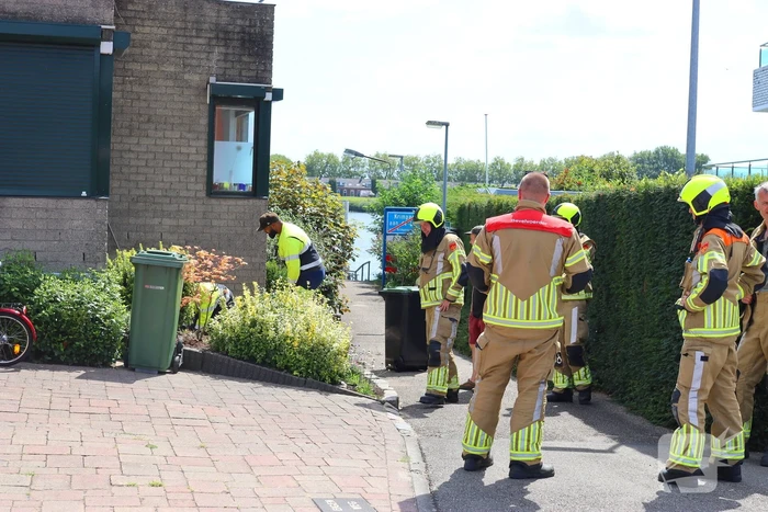 Brandweer ingezet voor gaslekkage in tuin van woning