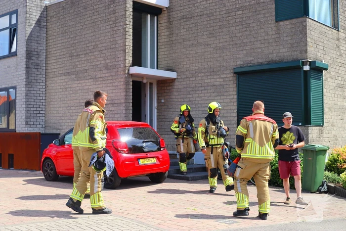 Brandweer ingezet voor gaslekkage in tuin van woning