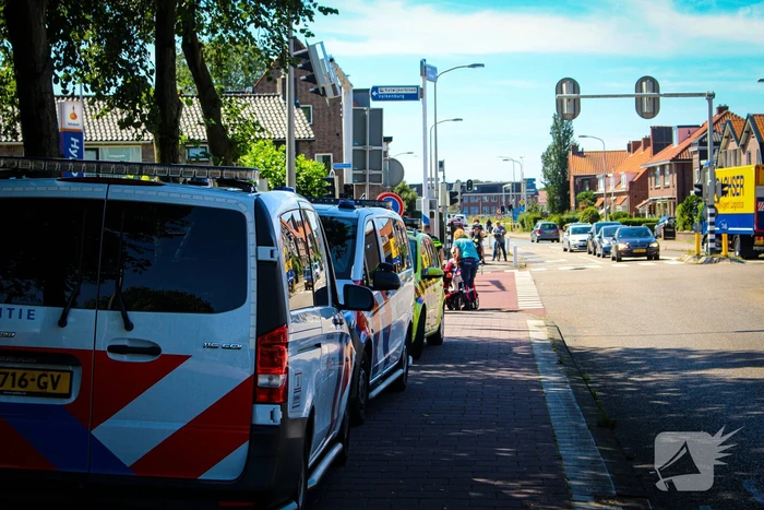 Ongeval tussen fietser en scootmobielbestuurder