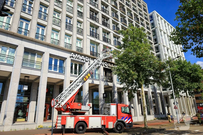 Brandweer ingezet voor brand in hotel