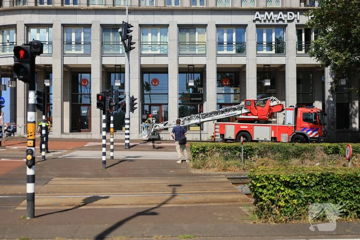 Brandweer ingezet voor brand in hotel
