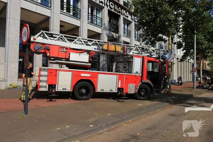 Brandweer ingezet voor brand in hotel