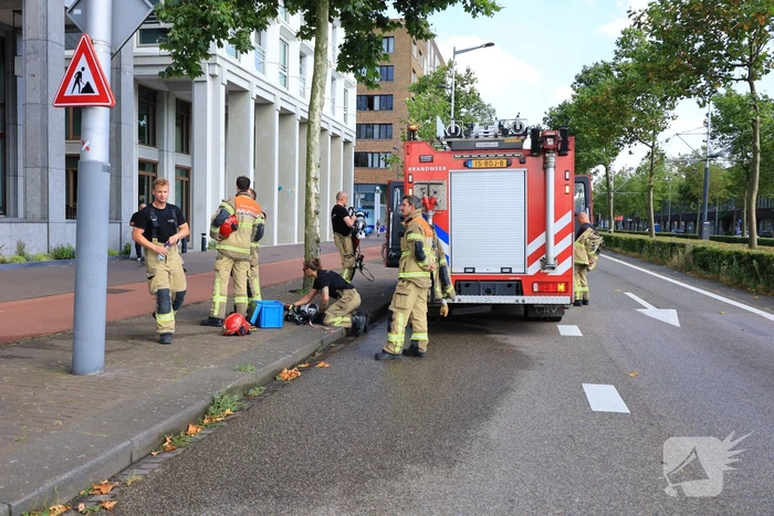 Brandweer ingezet voor brand in hotel