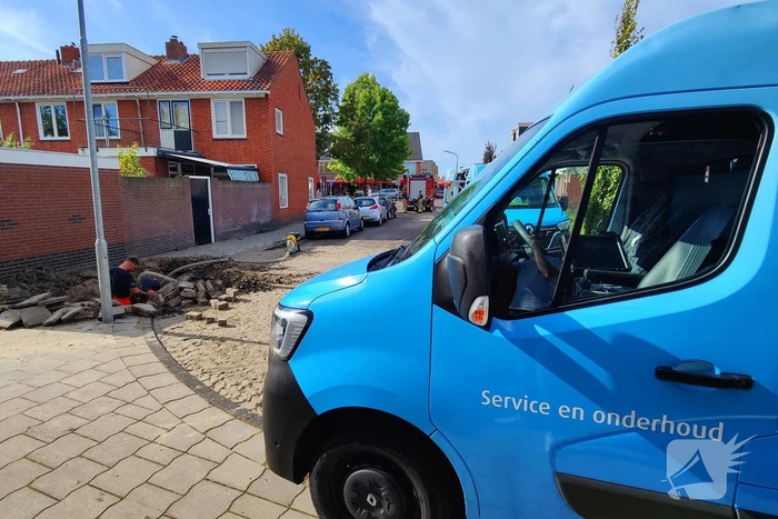 Bewoners urenlang zonder water door leidingbreuk