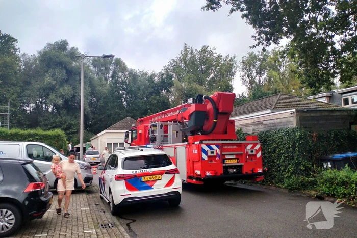 Veel rookontwikkeling bij uitslaande brand