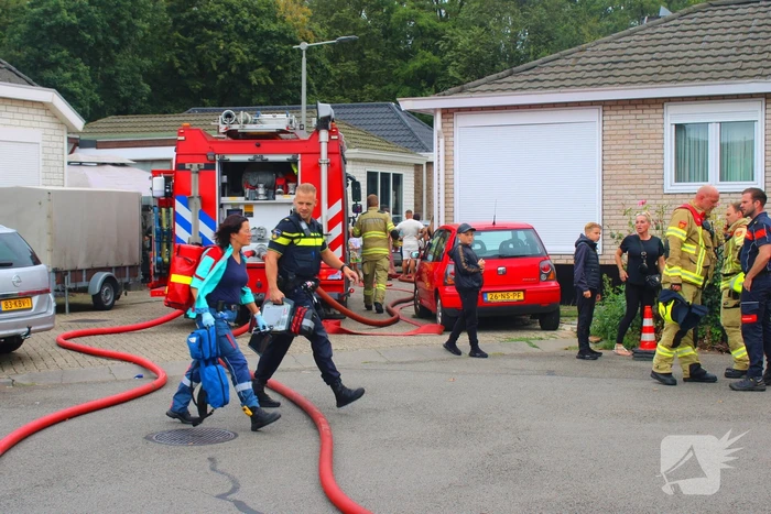 Veel rookontwikkeling bij uitslaande brand
