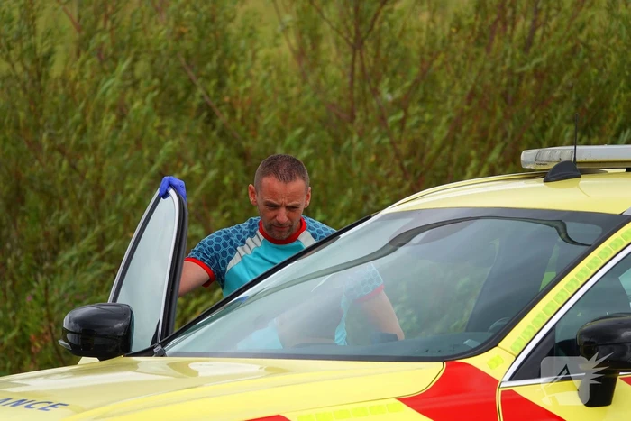 Motorrijder geschept door automobilist