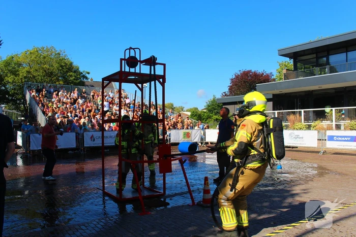 Veel belangstelling bij brandweer wedstrijden