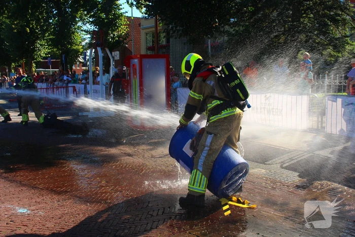 Veel belangstelling bij brandweer wedstrijden