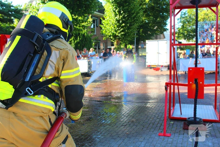 Veel belangstelling bij brandweer wedstrijden
