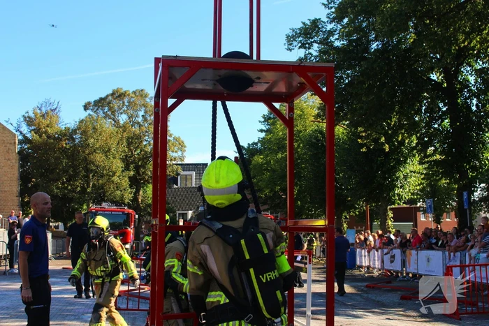 Veel belangstelling bij brandweer wedstrijden