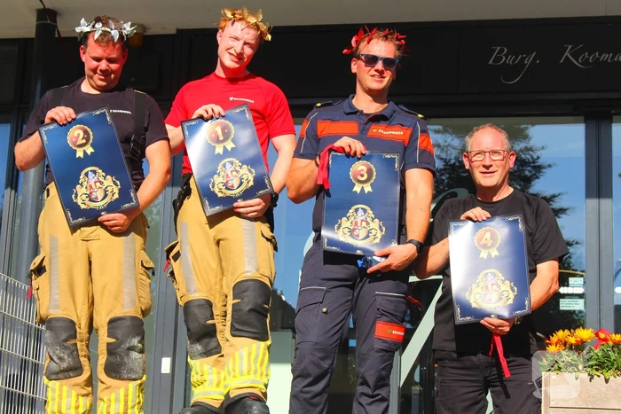 Veel belangstelling bij brandweer wedstrijden