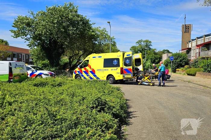 Fietser botst met flitsbezorger