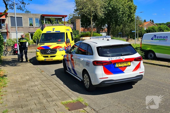 Fietser botst met flitsbezorger