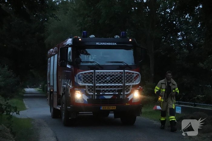 Brandweer ingezet voor broeiende stapel hooi