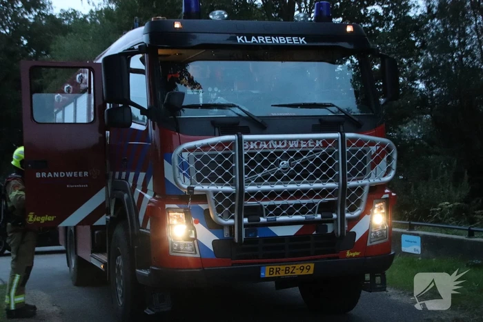 Brandweer ingezet voor broeiende stapel hooi