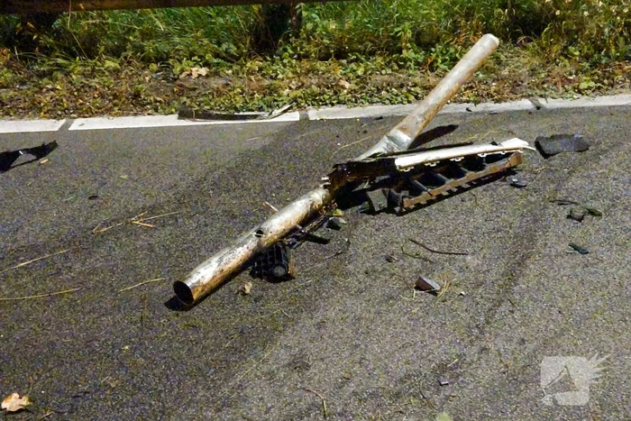 Enorme ravage na eenzijdig ongeval