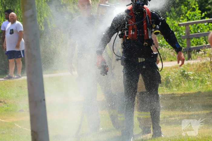 Zoektocht naar te water geraakt persoon