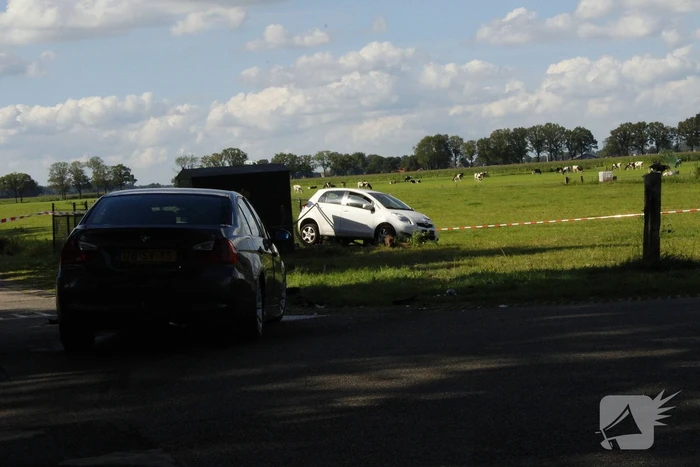 Auto's zwaarbeschadigd bij aanrijding
