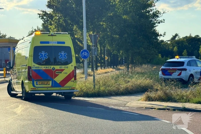 Fietser komt ten val op fietspad