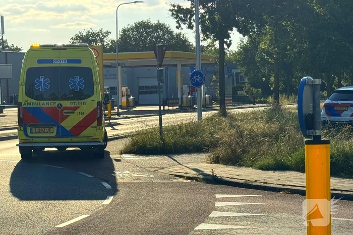 Fietser komt ten val op fietspad