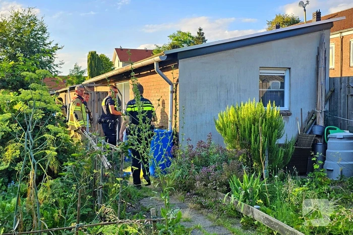Buitenbrand snel onder controle