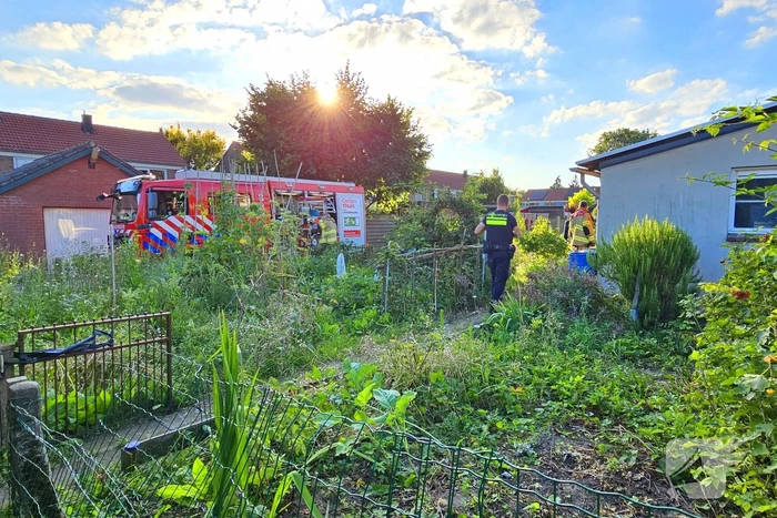 Buitenbrand snel onder controle