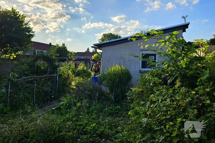 Buitenbrand snel onder controle