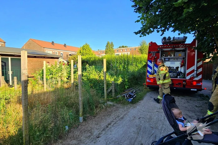 Buitenbrand snel onder controle